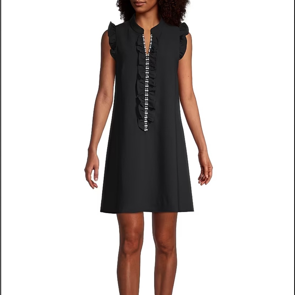 Lilly Pulitzer Adalee Embellished V-Neck Shift Dress